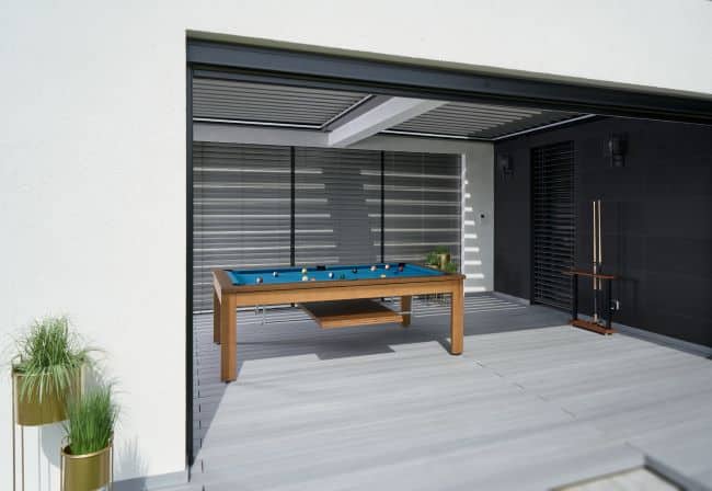 Wielofunkcyjne zewnętrzne stoły bilardowe Lissy - California