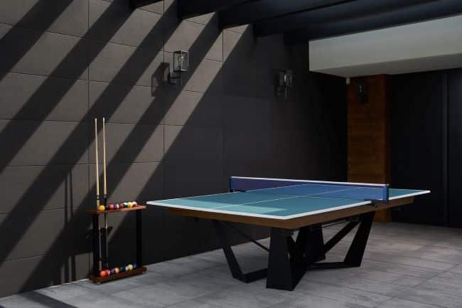 Wielofunkcyjne zewnętrzne stoły bilardowe Lissy - Spider