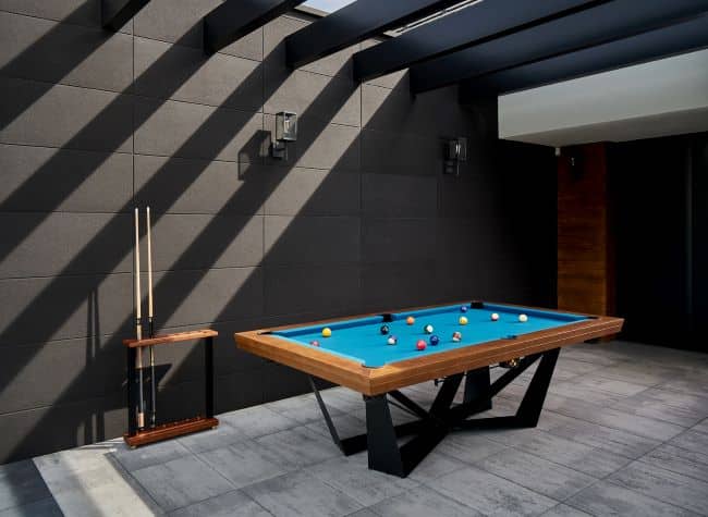 Wielofunkcyjne zewnętrzne stoły bilardowe Lissy - Spider