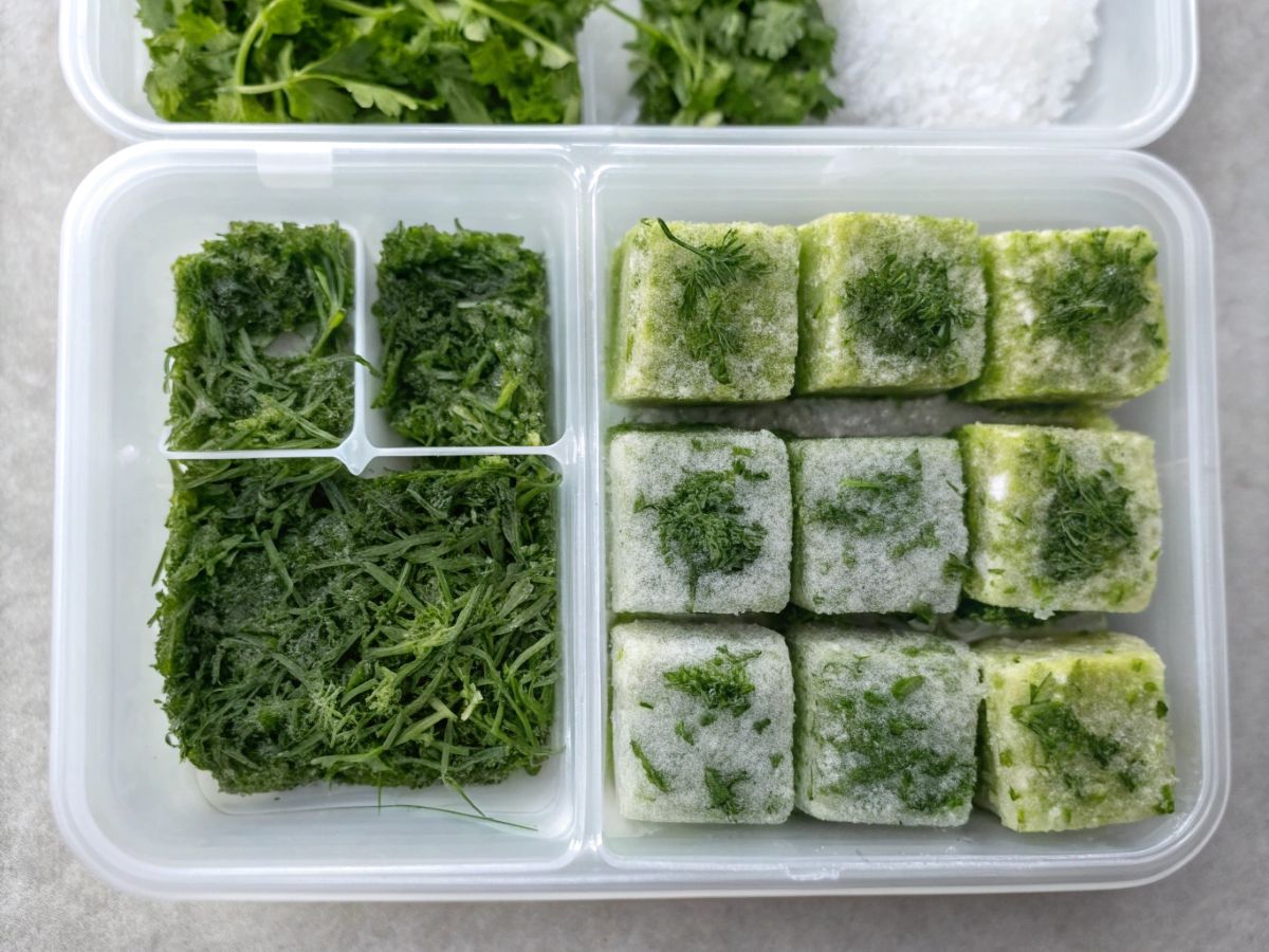 Które zioła można mrozić