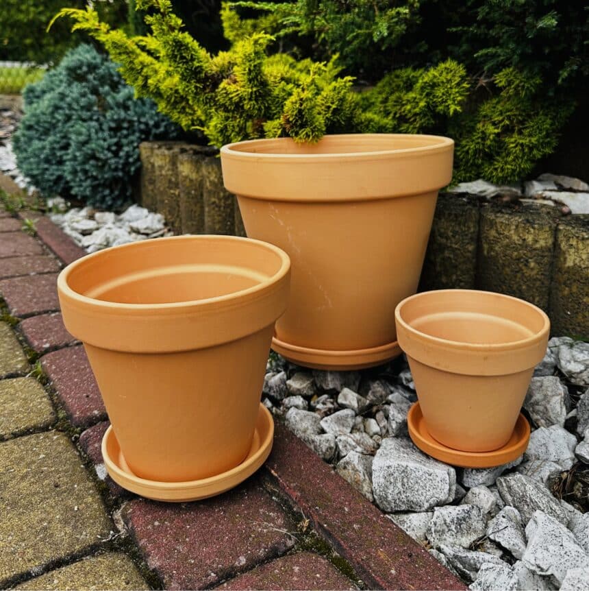 donice ogrodowe z terakoty