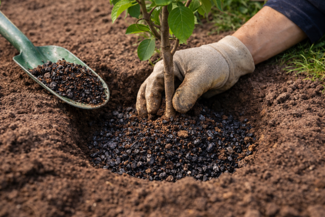 Biochar w ogrodzie – jak używać, jakie dawki stosować i jakich efektów się spodziewać? Biochar
