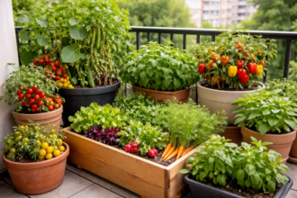 Miniwarzywa na balkon i mały taras – odmiany compact, które naprawdę plonują