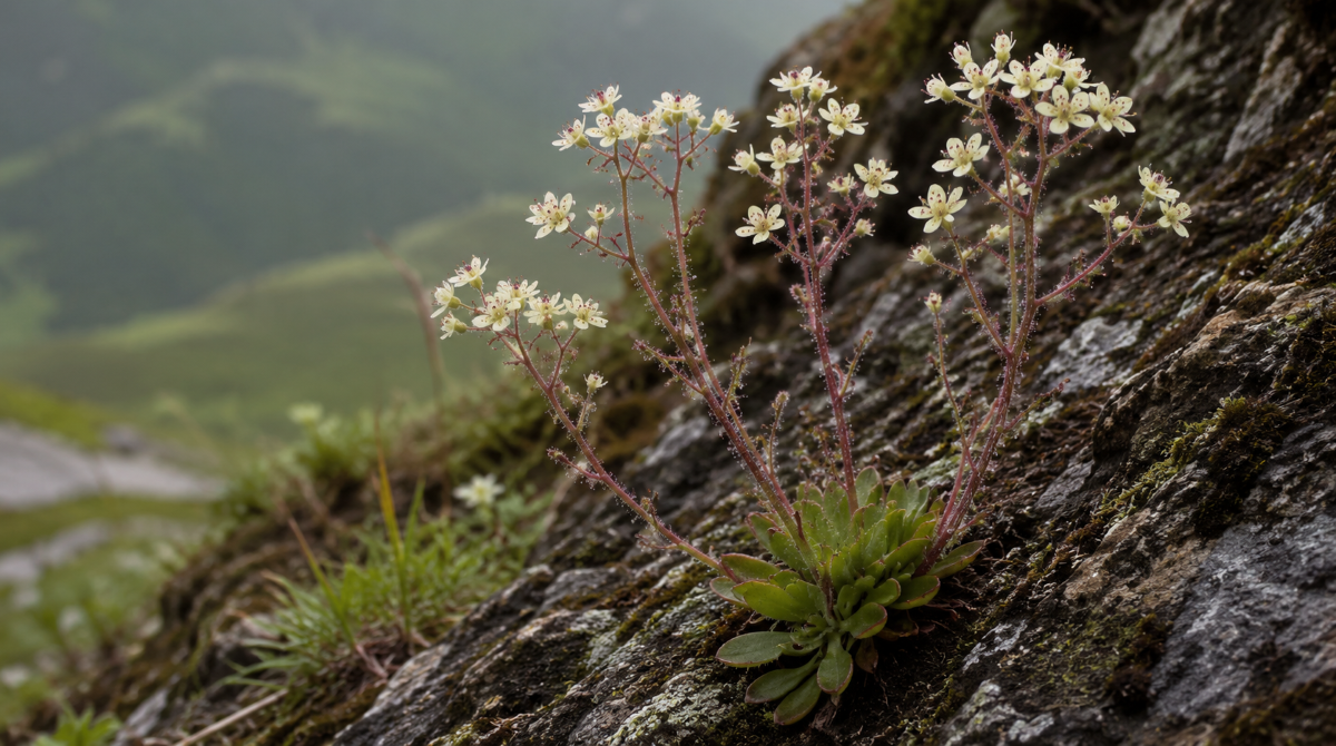 Roślina mięsożerna - Saxifraga candelabrum